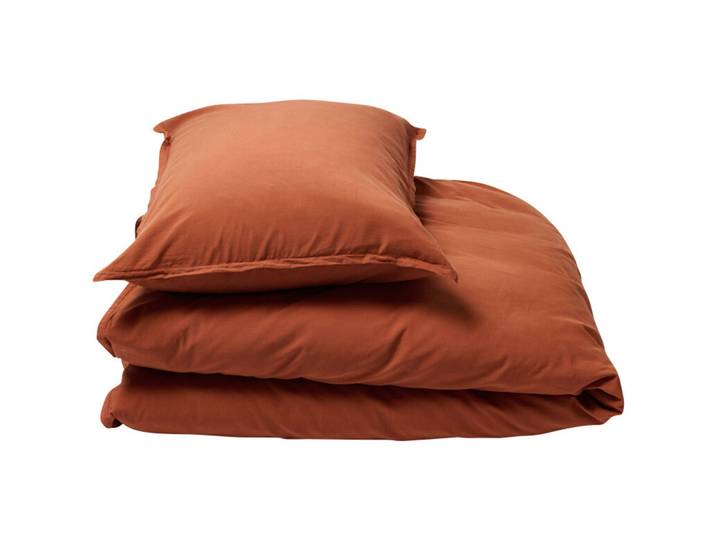 Journey Living Kissenbezug Bellecour brick Einfarbig B 65 T 100 cm - Material: Mischgewebe