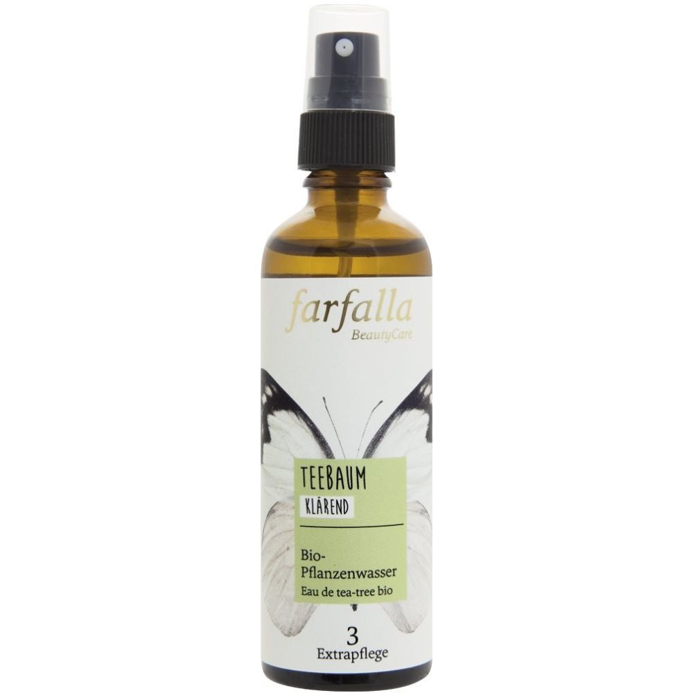 Farfalla Bio-Pflanzenwasser Teebaum Spr 75 ml Gesichtswasser