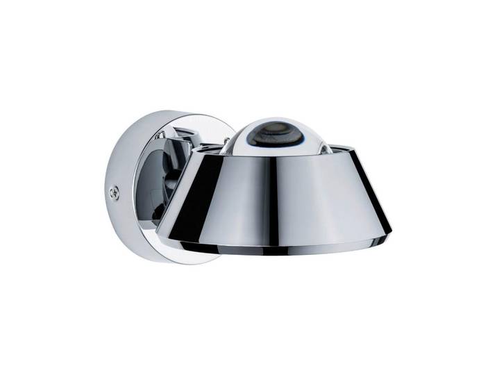 LED-Wandleuchte IP44 1-Flammig Chromfarben