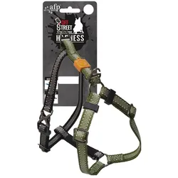 All for Paws AFP Off Street Dog Non-pull Harness Olive Green XL (XL, Hund, Spazieren), Halsband + Leine