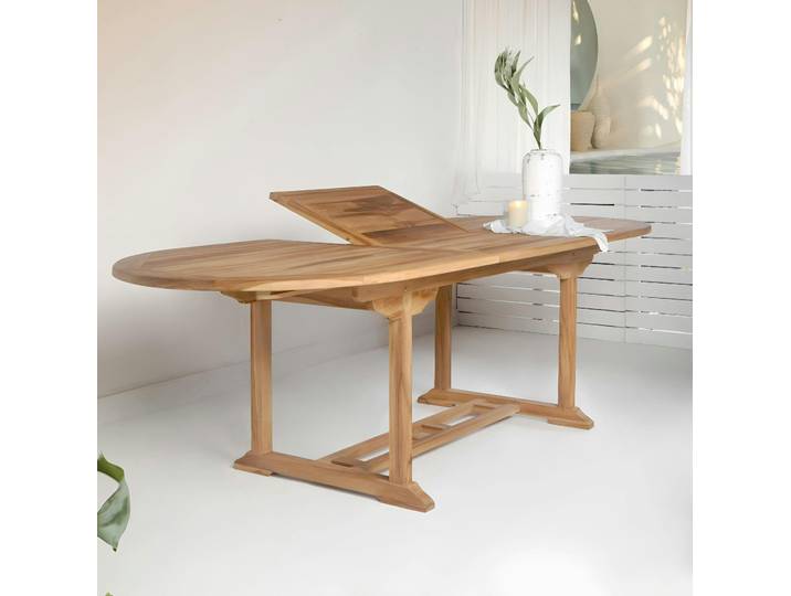 Table De Jardin En Teck Extensible 180/240 Kuta