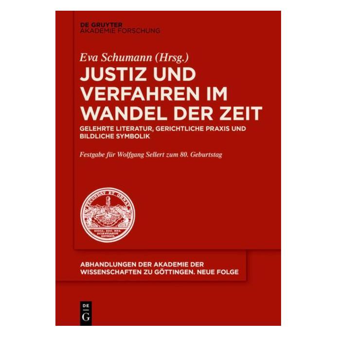 De Gruyter Justiz und Verfahren im Wandel der Zeit (67764471)