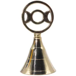 Altar Brass Bell - Three Moon