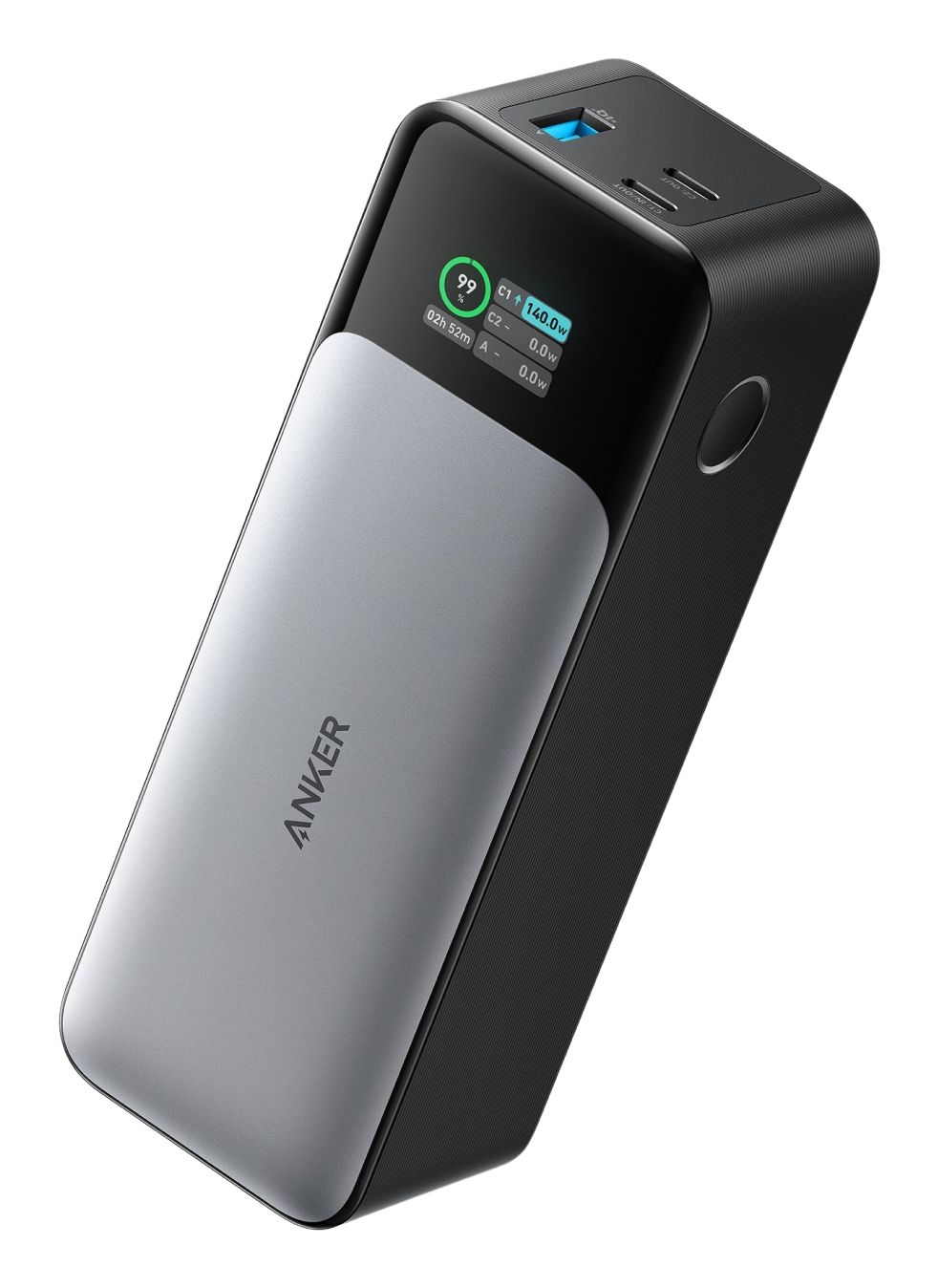 Anker 24000 mAh Powerbank USB Typ-C 737 (Schwarz, Silber) A1289011
