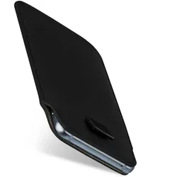 moex Pull Case HTC One M7 Einsteckhülle Leder Optik