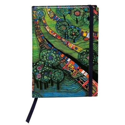 Hundertwasser Notizbuch (Grüne Stadt)