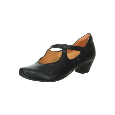 Pumps THINK "Think Pumps Nappaleder", Damen, Gr. 37,5, Leder, schwarz, Nappaleder, Schuhe Pumps