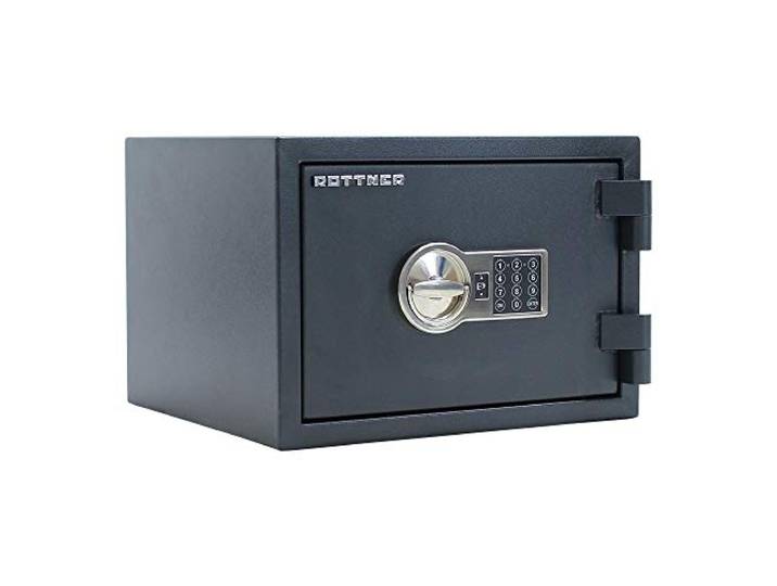 Rottner Fire Hero 30 Dokumententresor EN1 Elektronikschloss Aufbohrschutz 30 minütiger Feuerschutz verstellbarer Fachboden inkl. Befestigungsmaterial