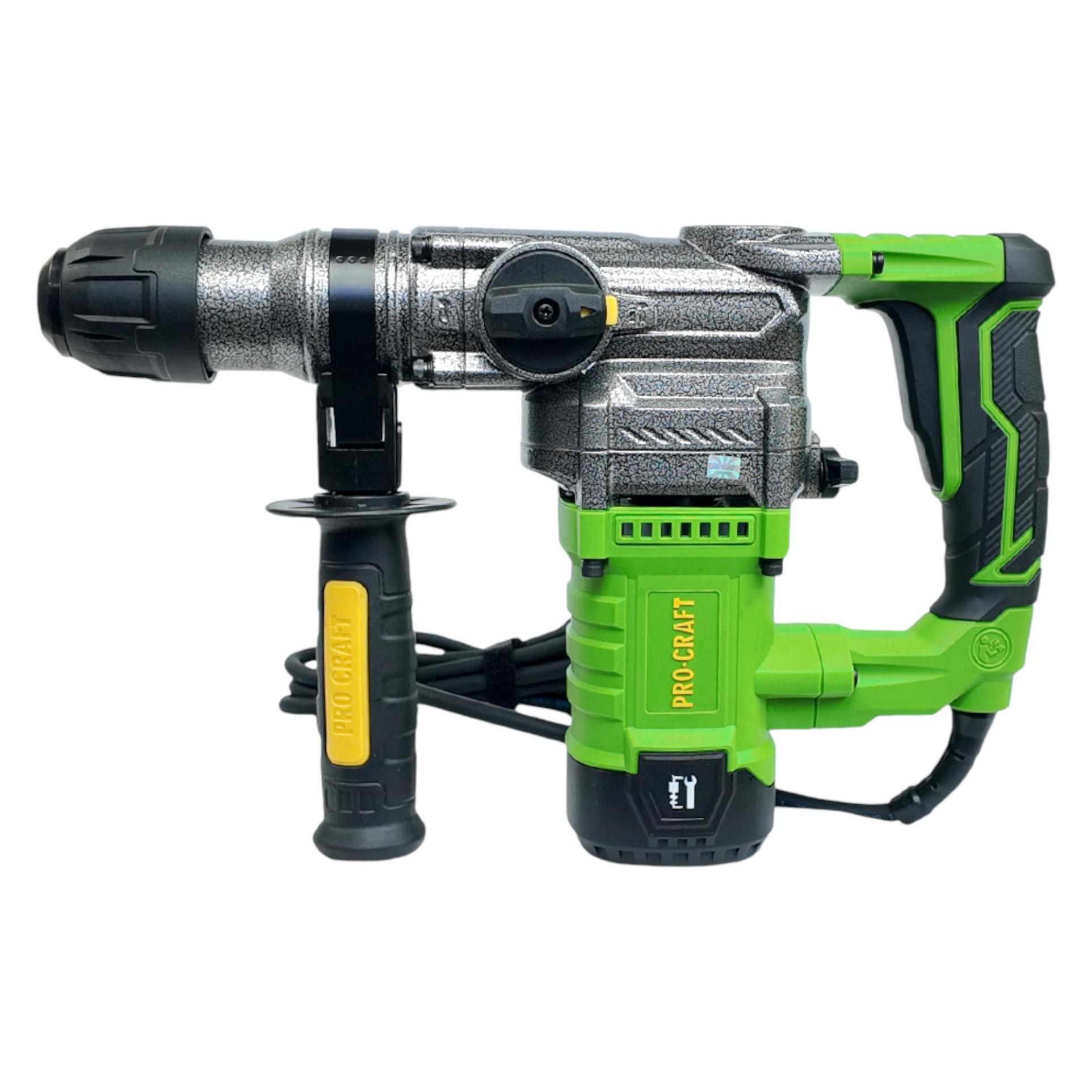 Procraft BH1300 Kombihammer 1050 Watt 4,5 J SDS plus + Koffer (Bohrhammer) (BH1300)