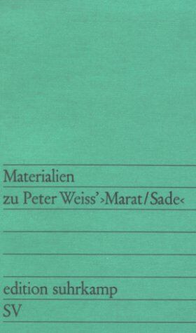 Karlheinz Braun - Materialien zu Peter Weiss 'Marat / Sade' - Preis vom 09.10.2026 07:28:09 h