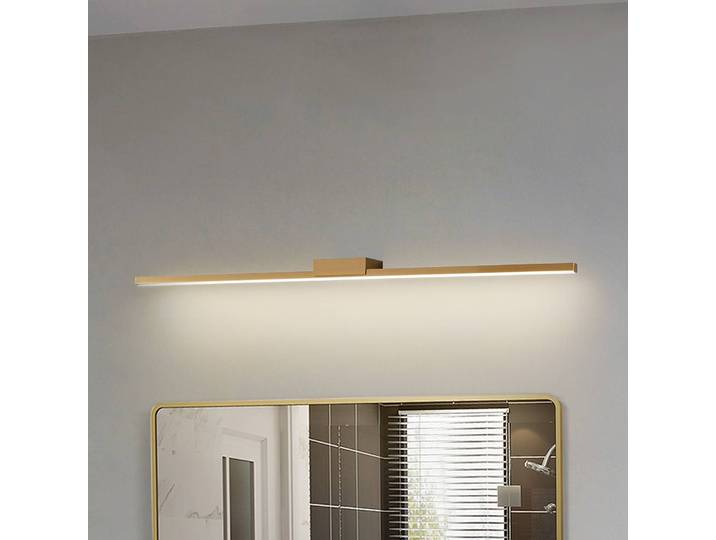 Wandleuchte Kivana Lucande, kupfer, für Badezimmer, Aluminium, Modern