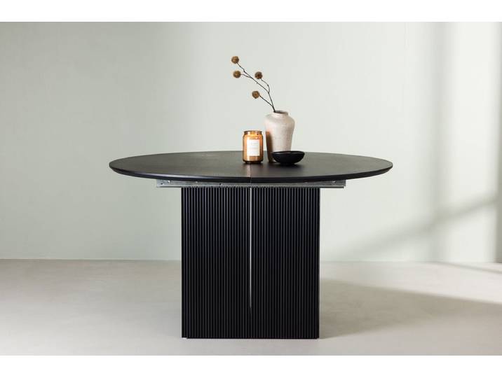 Esstisch Te Kaha - in eleganter, zeitloser Optik - Schwarz - Luxusbetten24