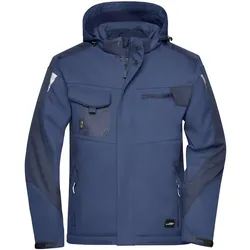 Winter Softshelljacke "JN824" - M - navy/navy