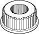 Dornbracht Ring Rastbuchse Kunststoff 09121203090 ERSATZTEILE 091212030 D 26,5 x 12 mm