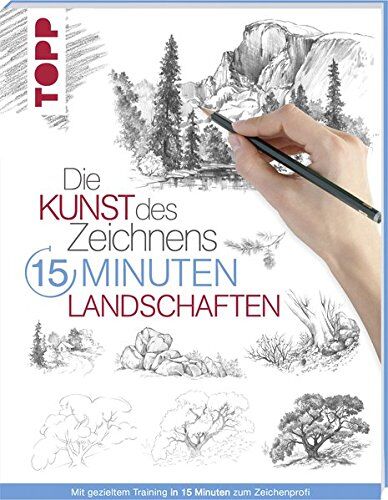 frechverlag - Die Kunst des Zeichnens 15 Minuten - Landschaften: Mit gezieltem Training in 15 Minuten zum Zeichenprofi - Preis vom 09.10.2026 07:28:09 h