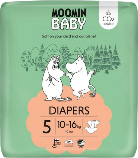 Muumi Baby Moomin Baby T5 10-16kg 40 fraldas