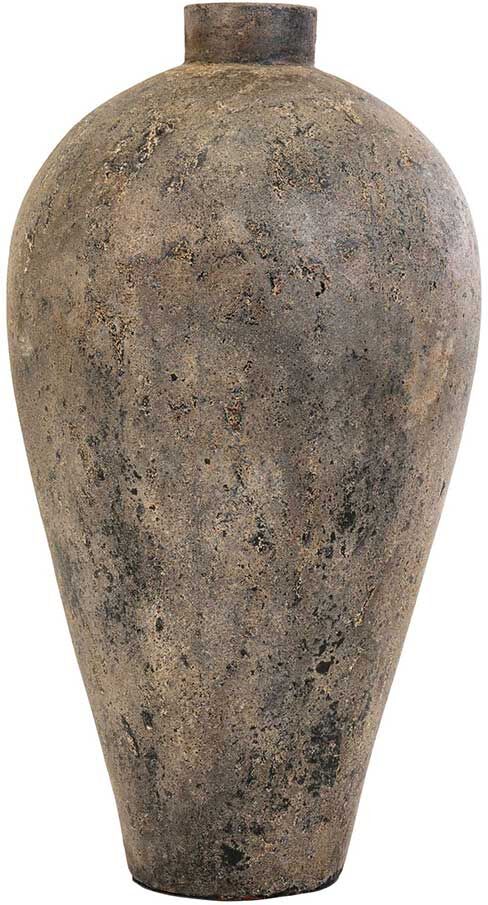 Pharao24.de Deko Blumenvase aus Keramik rustikaler Landhausstil