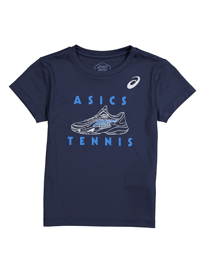 asics Trainingsshirt in Dunkelblau - L