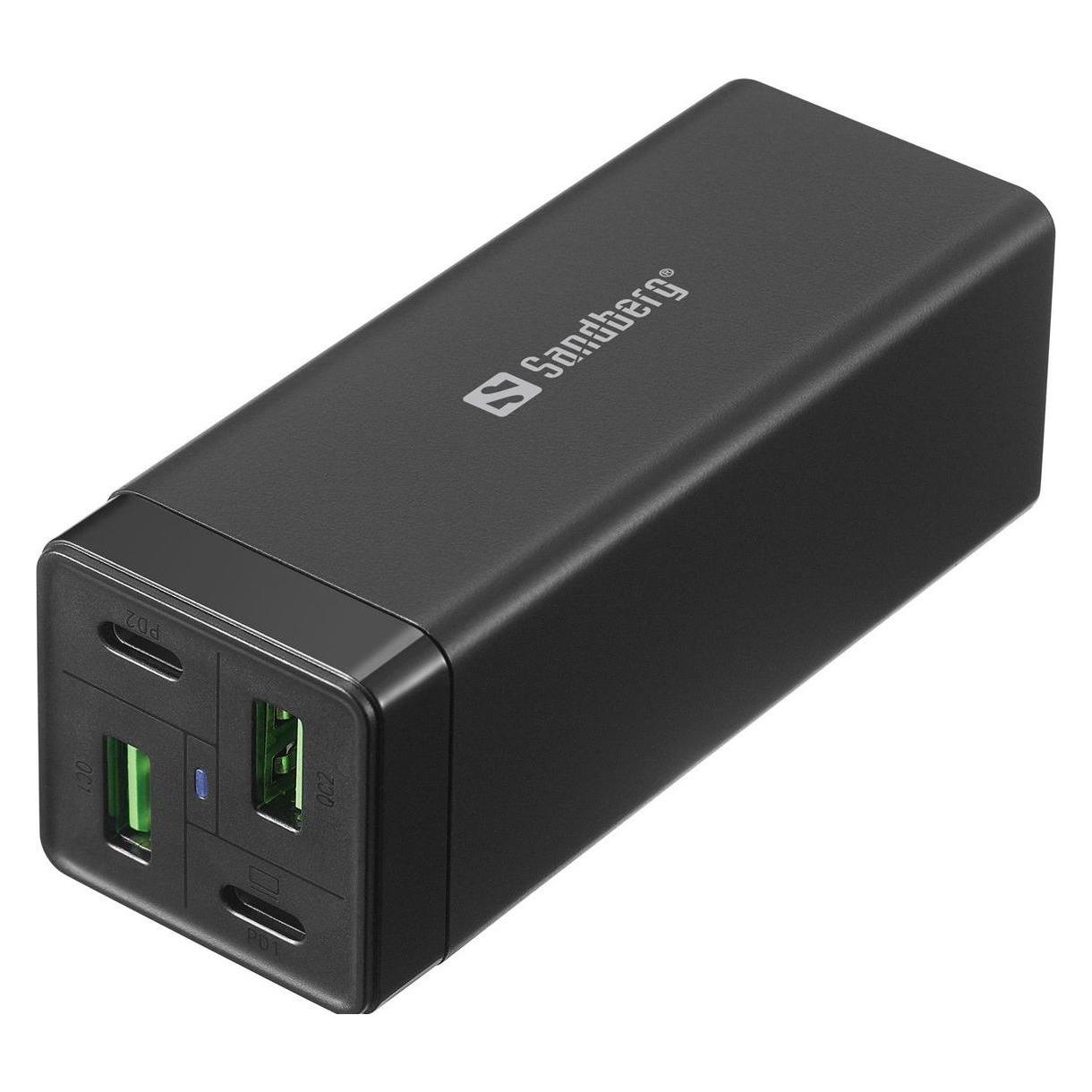 Sandberg 4in1 Charger 2xUSB-C 2xUSB 65W (65 W, 4 Ports) (441-45)