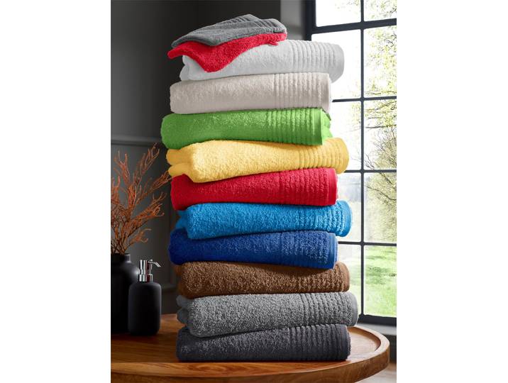 Handtuch ROSS Gr. 1, bunt (apfel), B:50cm L:100cm, 100% Baumwolle, Handtücher, Handtuch