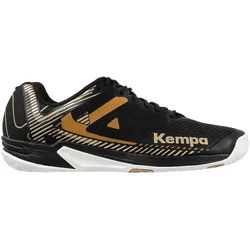 Kempa Wing 2.0 Handballschuhe schwarz/weiß/gold 50
