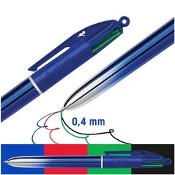BIC 4-Farb-Kugelschreiber »4 Colours Gradient« blau