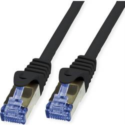 VALUE Outdoor Patchkabel Cat.6A (Class EA) S/FTP (PiMF), Massivdraht, LSOH, schwarz, 30 m 21.99.0721