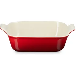 Le Creuset - Ovenschaal - Vierkant - 23x23 Cm / 2,8 Liter - Kersenrood, Auflaufform, Rot