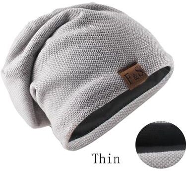 Multicon Wholesale Hub Spring Casual Soft Turban Hats, Fashion Bonnet Hat For Men And Women, Autumn Knitted Skullies Beanies Hip Hop Beanie thin Gray