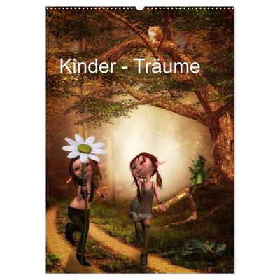 Kinder - Träume (Wandkalender 2026 DIN A2 hoch), CALVENDO Monatskalender