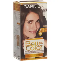 2x Garnier, Haarfarbe, Belle Color (24 Dunkelbraun)