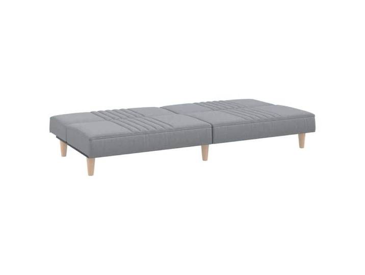 Promotion janvier  Canapé-lit Convertible - CLARENCE - à gris clair tissu 200x89x70 cm CC151