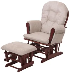 RELAXSESSEL Cremeweiß, Braun