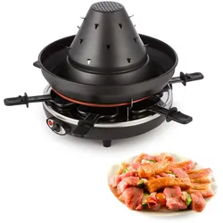 Taste Volcano Tartarengrill Raclettegrill 1500 W 6 Personen schwarz