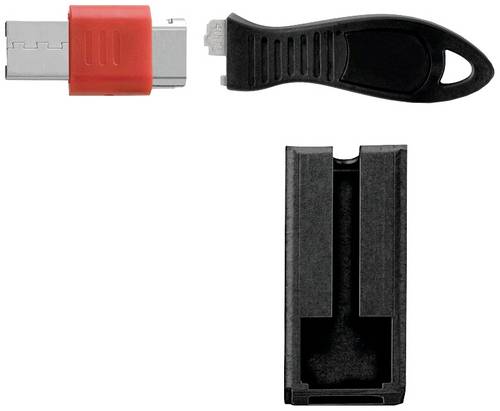 Kensington USB-Port-Schloss mit Schutzabdeckung Multimedia-Technik Notebookschlösser
