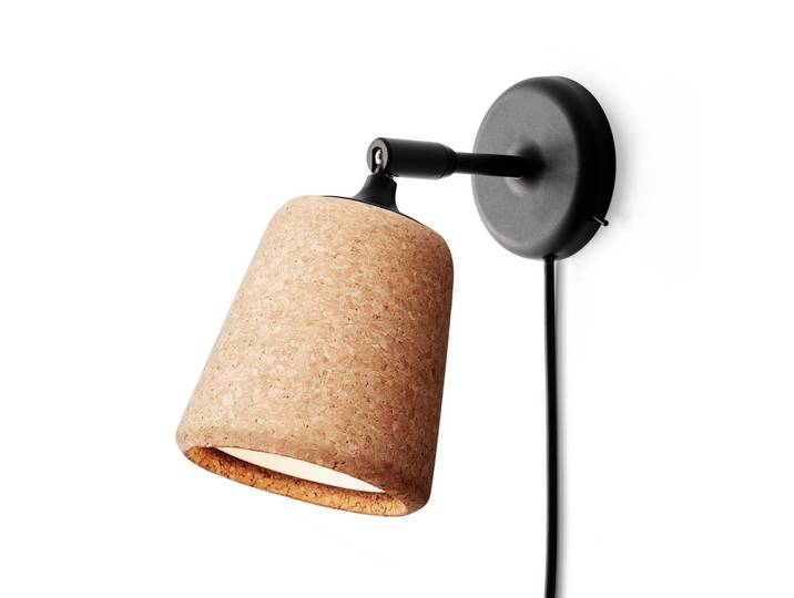 New Works Designer Wandleuchte Material The Originals, dimmbar, braun / rost, für Wohn- / Esszimmer, Design