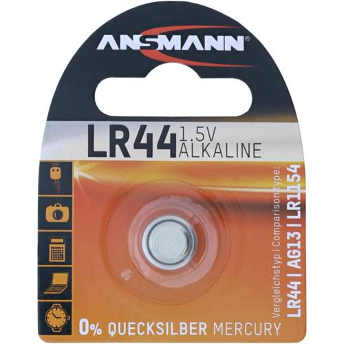 Ansmann - Batterie LR44 - Alkalisch