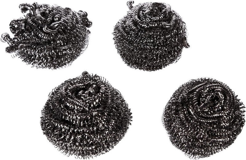 5five RVS Schuurpads Set - 4 stuks, Zilver