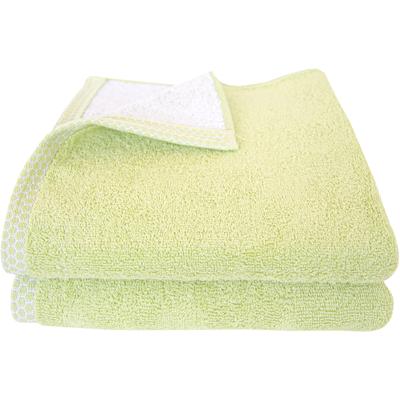 Handtücher DYCKHOFF "Pure Natural Uni", grün, B:50cm L:100cm, Frottier, Baumwolle, Handtücher, BIO Baumwolle, GOTS