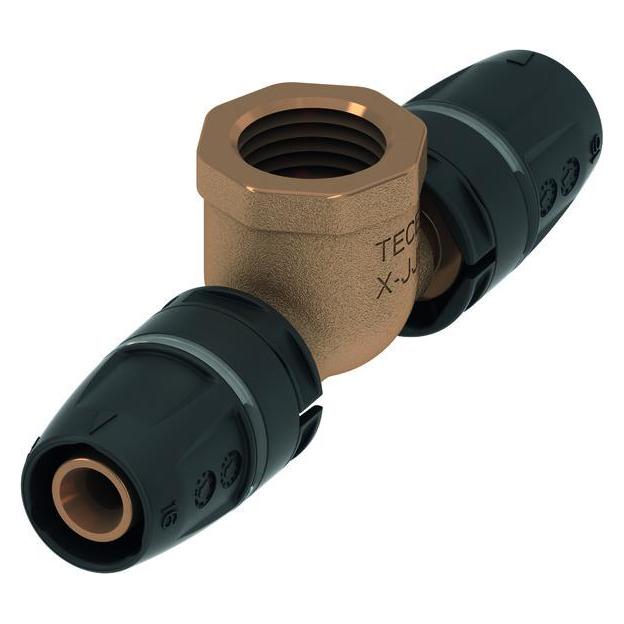 TECE TECElogo Push T-Stück IG, Rotguss/Siliziumbronze (8713404)