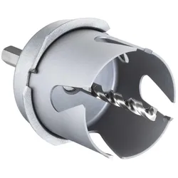 KAISER 1083-51 Werkzeug Hartmetall Fräser, Ø 68 mm, mit Randversenker, mit Spiralbohrer, 13mm Bohrfutter 108351  - 10 Stück