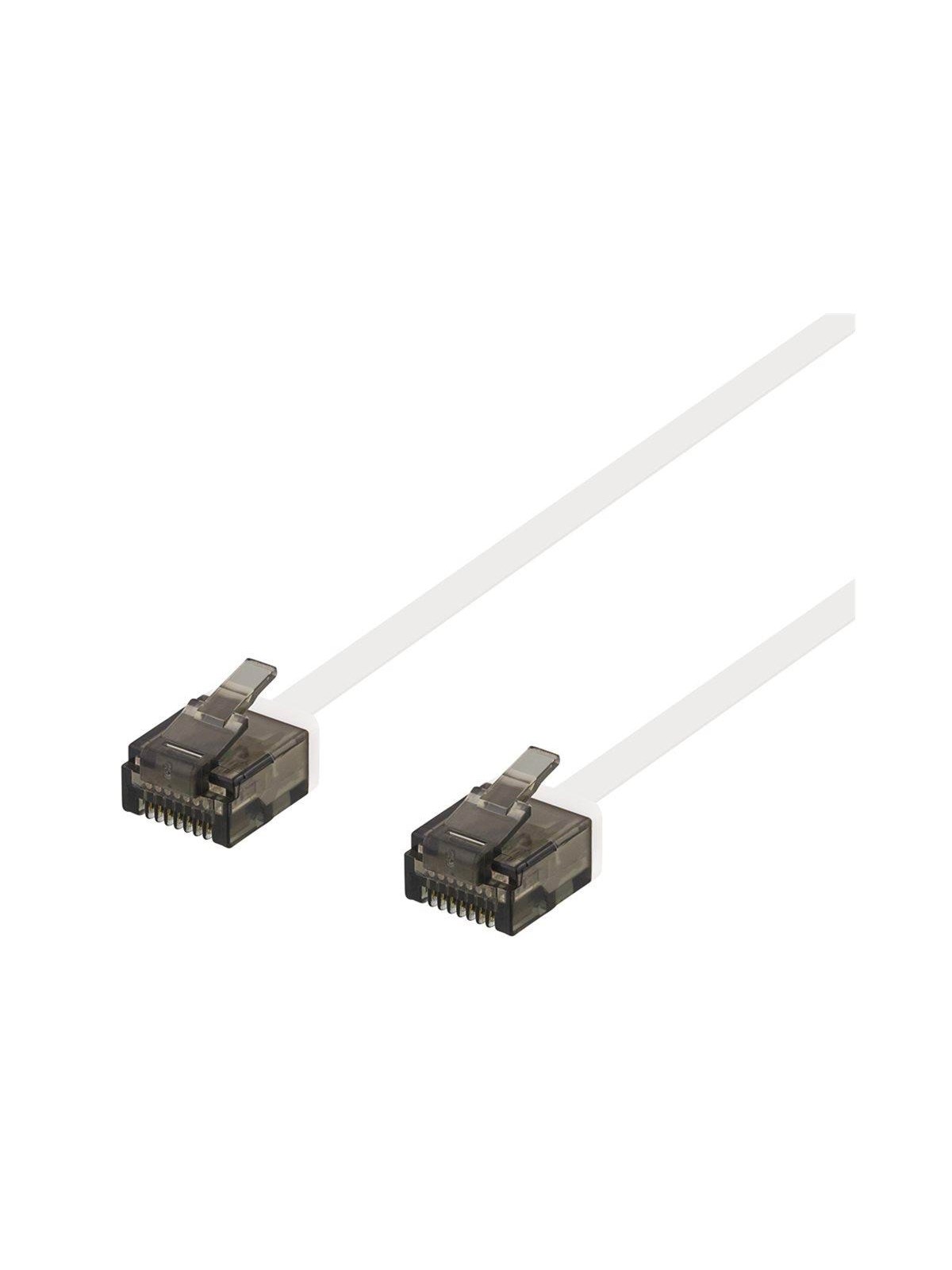Deltaco Patch Cable - 15 cm - Weiß - 0.1m