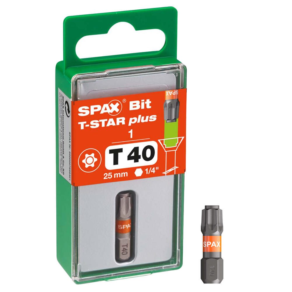 SPAX® SPAX Bit T40 T-STAR Plus, 1St. 5000007899401