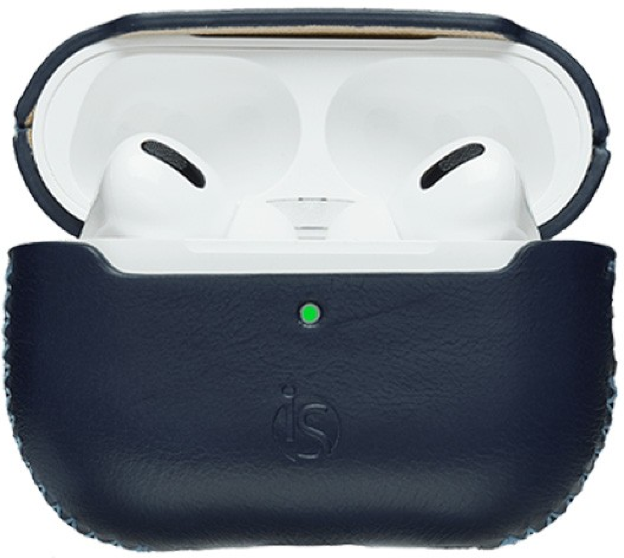 iS Capa AirPods Pro 2 em Pele - Azul