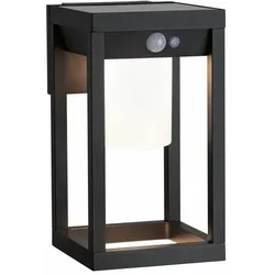 PAULMANN Solar LED Außenwandleuchte Solar Marisol Bewegungsmelder IP44 3000K 350lm Schwarz