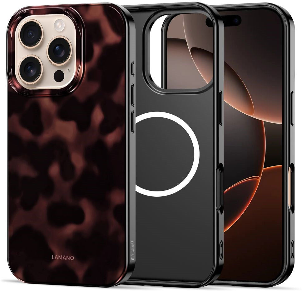 Tech-Protect iPhone 16 Pro Max Lamano Bagside Cover - MagSafe Kompatibel - Panther