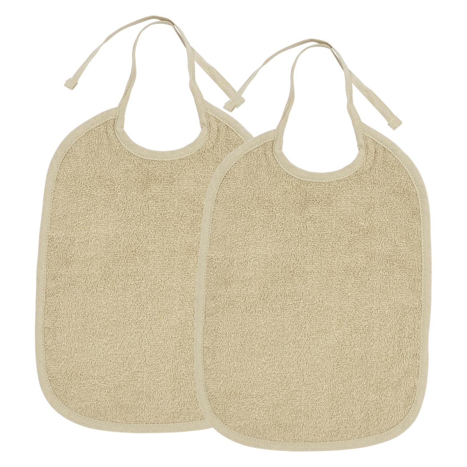 Meyco Lätzchen 2-pack basic Frottee sand (47987962)