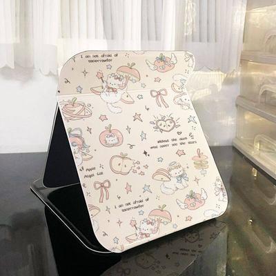 Fusion Finds Cute Cat Portable Makeup Mirror Folding Vanity Mirror For Desk, Travel & Dorm Room b