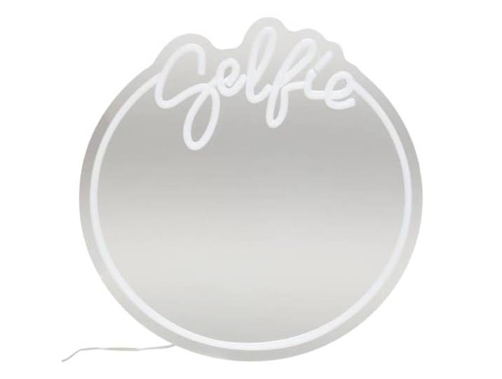 Atmosphera - Néon led miroir selfie 35x35cm