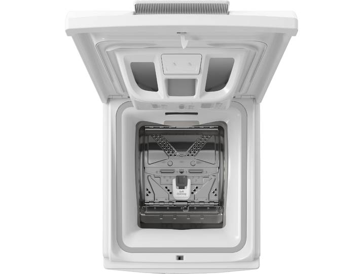 BEKO Waschmaschine Toplader BWTL 6A W ES , Energieeffizienz: A, weiß, B:40cm H:90cm T:60cm, Waschmaschinen, Hygiene+ & Knitterschutz – allergikergeeignet, knitterfrei, Waschmaschine Toplader